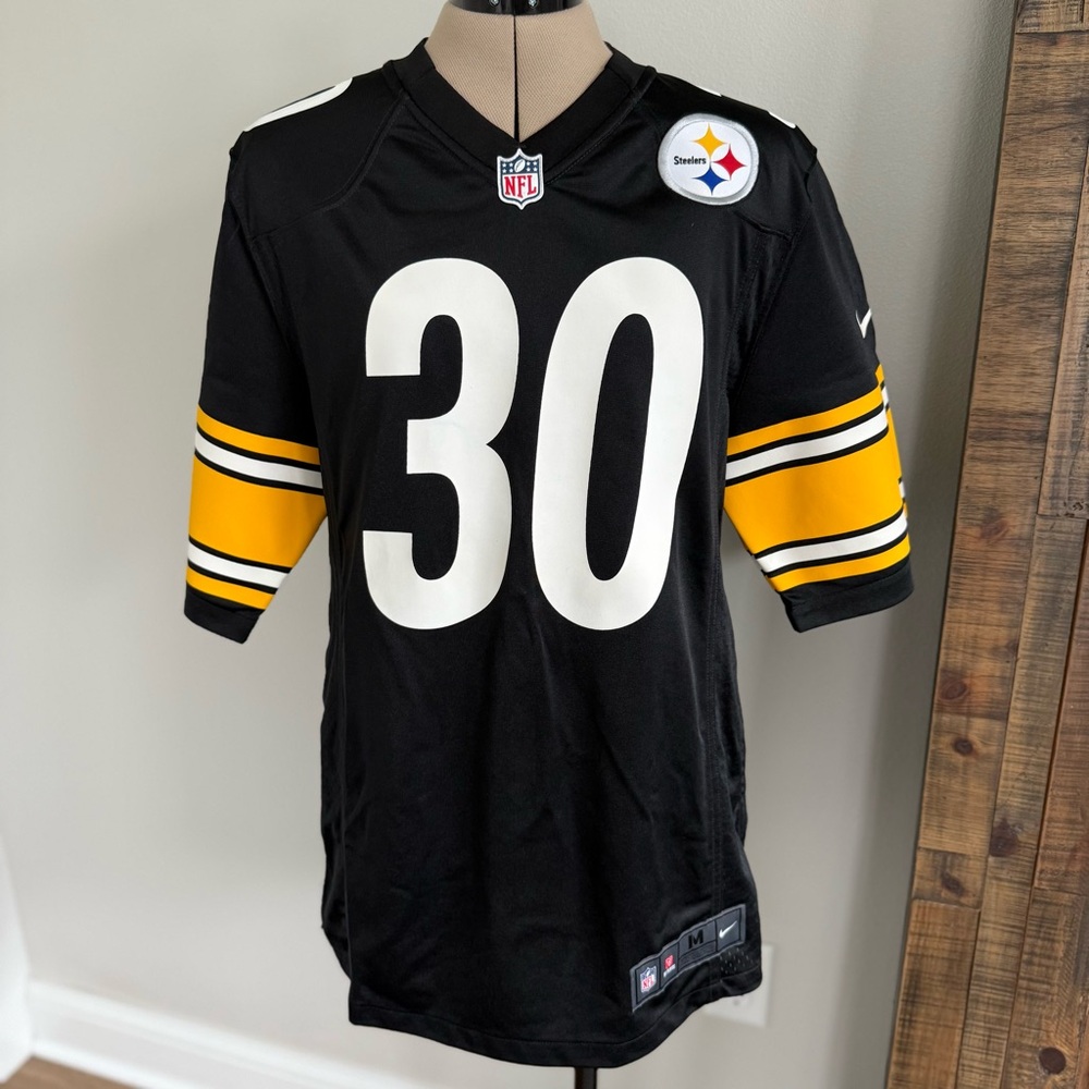 Nike Pittsburgh Steelers‎ NFL On Field Black Football Jersey James Connor Medium